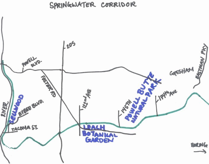 Springwater Map by Sara Sebastian